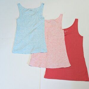 Ann Taylor Loft Bundle of 3 Classic Tank Tops, 2 @ Size S, 1 @ Size MP